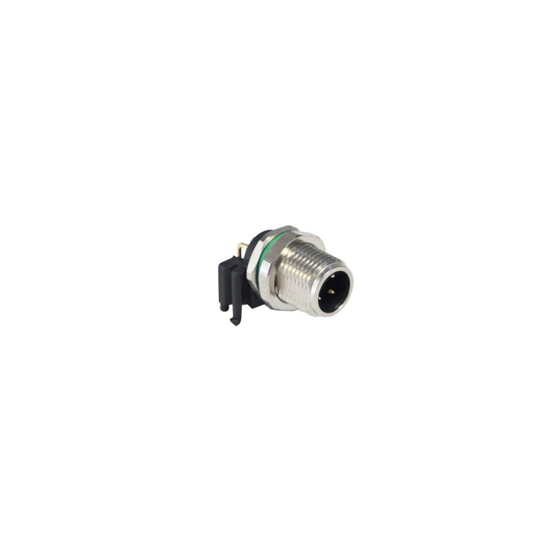 25 pcs - Bulgin Circular Connector, 4 Contacts, Panel Mount, M12 Connector, Socket, Male, IP67, Buccaneer M12 Series
