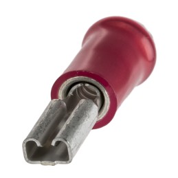 1 Box of 1000 - TE Connectivity PIDG FASTON .110 Red Insulated Female Spade Connector, Receptacle, 2.79 x 0.79mm Tab Size, 0.3mm