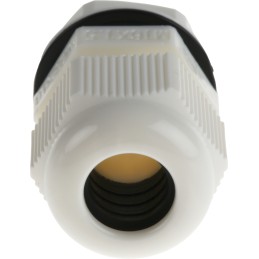 1 Pack of 10 - RS PRO White Nylon Cable Gland, M16 Thread, 5mm Min, 10mm Max, IP68