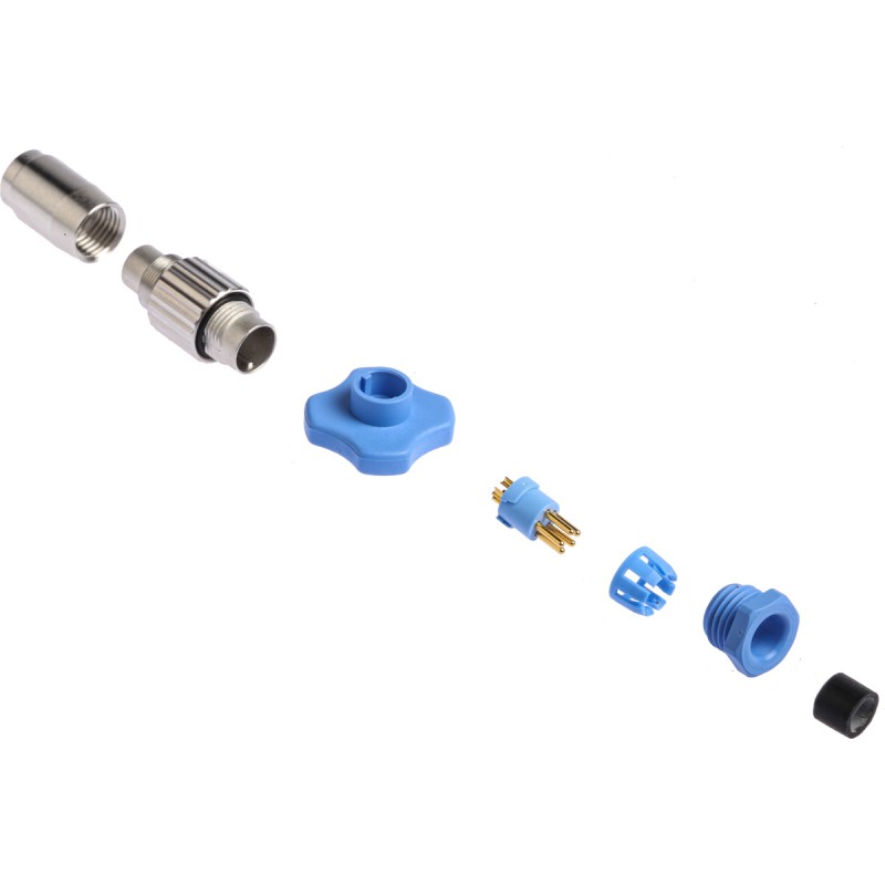 25 pcs - TE Connectivity Circular Connector, 5 Contacts, Cable Mount, Subminiature Connector, Plug, Male, IP65, TRIAD 01 Series