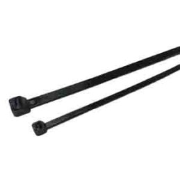 1 Bag of 100 - RS PRO Cable Tie, 165mm x 2.5 mm, Black Nylon