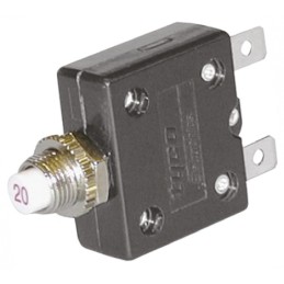 1 pcs - TE Connectivity Thermal Circuit Breaker - W54 Single Pole 250V ac Voltage Rating, 5A Current Rating