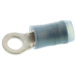 1 Box of 1000 - TE Connectivity, PIDG Insulated Ring Terminal, M3.5 Stud Size, 1mm² to 2.6mm² Wire Size, Blue