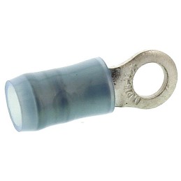 1 Box of 1000 - TE Connectivity, PIDG Insulated Ring Terminal, M3.5 Stud Size, 1mm² to 2.6mm² Wire Size, Blue