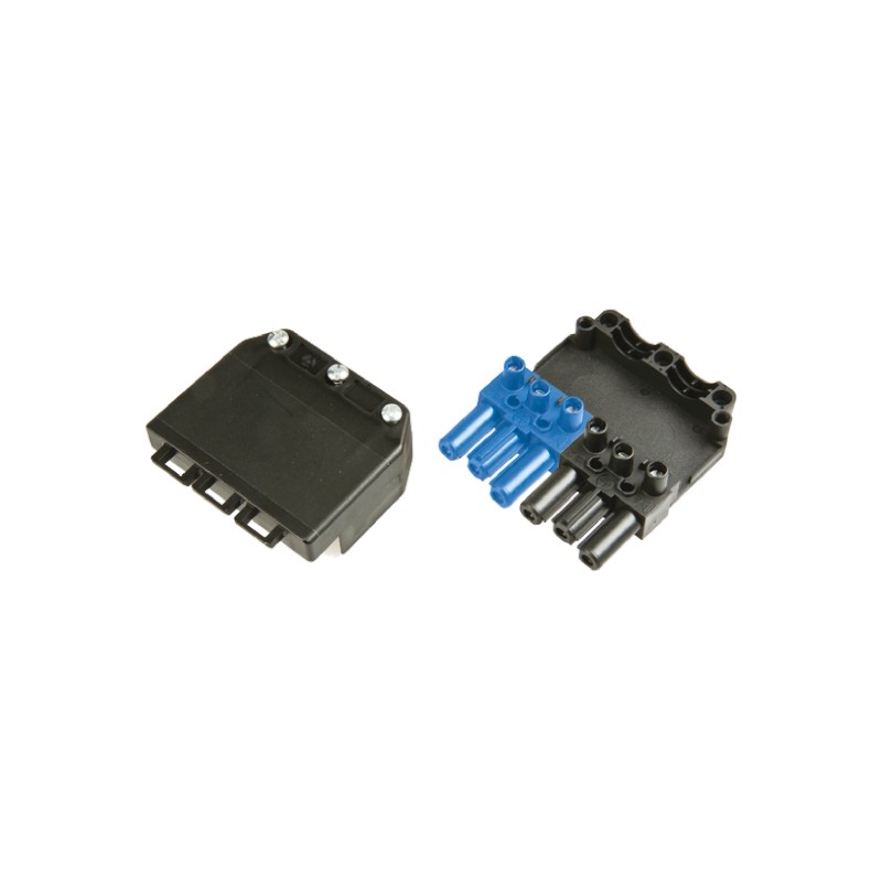 25 pcs - Wieland GST18i6 Series Mini Connector, 6-Pole, Female, Cable Mount, 20A