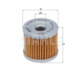 Oil filter mahle ox406 hyosung ga 125 cruise i
