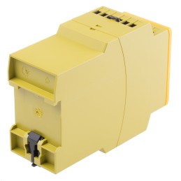 1 pcs - Pilz Dual-Channel Safety Switch/Interlock Safety Relay, 24V ac/dc, 3 Safety Contacts