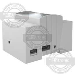 1 pcs - Italtronic Solid Top Enclosure Type, ABS, Polycarbonate DIN Rail Enclosure Kit