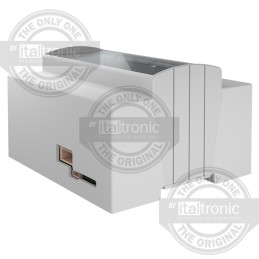 1 pcs - Italtronic Solid Top Enclosure Type, ABS, Polycarbonate DIN Rail Enclosure Kit