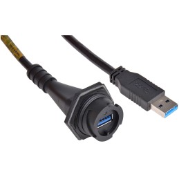 125 pcs - Molex USB 3.0 Cable, Male USB A to Female USB A USB Extension Cable, 800mm