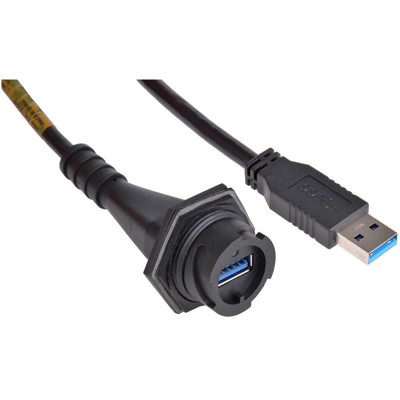 125 pcs - Molex USB 3.0 Cable, Male USB A to Female USB A USB Extension Cable, 800mm