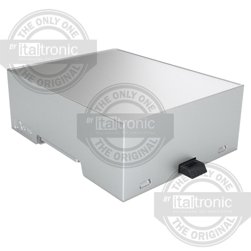 1 pcs - Italtronic Solid Top Enclosure Type, ABS, Polycarbonate DIN Rail Enclosure Kit