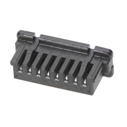 50 pcs - Molex, OneBlade Receptacle Crimp Connector Housing, 1mm Pitch, 8 Way, 1 Row