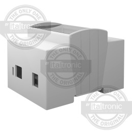 1 pcs - Italtronic Solid Top Enclosure Type, ABS, Polycarbonate DIN Rail Enclosure Kit