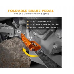 KTM widened folding brake tip