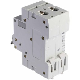 1 pcs - Europa EUC2P EUC MCB, 2P, 6A Curve C, 230V AC, 10 kA Breaking Capacity