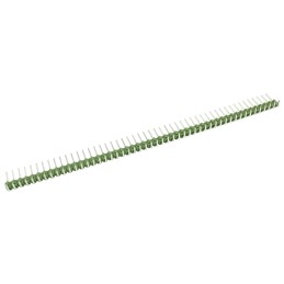 250 pcs - TE Connectivity AMPMODU MOD II Series Right Angle Through Hole Pin Header, 50 Contact(s), 2.54mm Pitch, 1 Row(s),