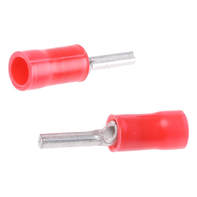 1 Box of 1000 - TE Connectivity, PLASTI-GRIP Insulated, Tin Crimp Pin Connector, 0.3mm² to 1.4mm², 22AWG to 16AWG, 1.8mm Pin Dia