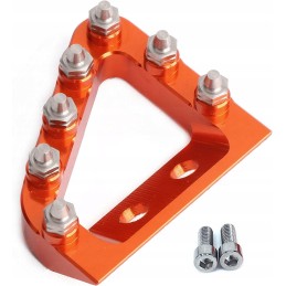Orange rear brake pedal cover for ktm sx sxf exc excf xc xcw
