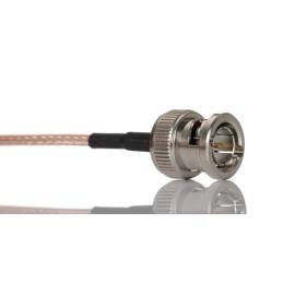 1 pcs - Samtec RF179 Series Male MCX to BNC Coaxial Cable, 150mm, RF Coaxial, Terminated