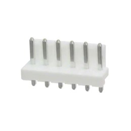 25 pcs - JST VH Series Top Entry Through Hole PCB Header, 6 Contact(s), 3.96mm Pitch, 1 Row(s), Shrouded