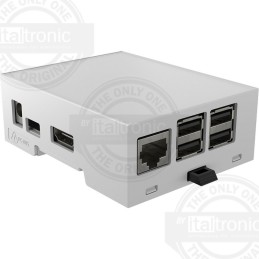 1 pcs - Italtronic Solid Top Enclosure Type, ABS, Polycarbonate DIN Rail Enclosure Kit