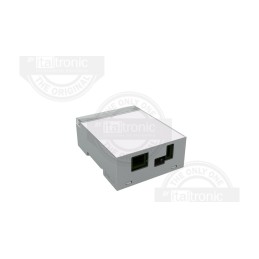 1 pcs - Italtronic Solid Top Enclosure Type, ABS, Polycarbonate DIN Rail Enclosure Kit