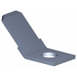 25 pcs - TE Connectivity FASTON .250 Uninsulated Male Spade Connector, PCB Tab, 6.35 x 0.81mm Tab Size