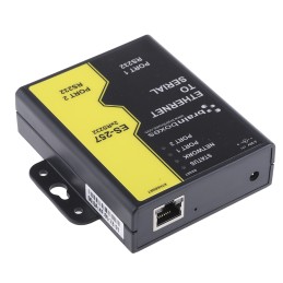 1 pcs - Brainboxes Serial Device Server, 1 Ethernet Port, 2 Serial Port, RS232 Interface, 1Mbit/s Baud Rate