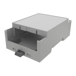 1 pcs - Italtronic DIN Rail Enclosure Enclosure Type 3M XTS Compact Series , 90 x 53.3 x 32.2mm, ABS DIN Rail Enclosure
