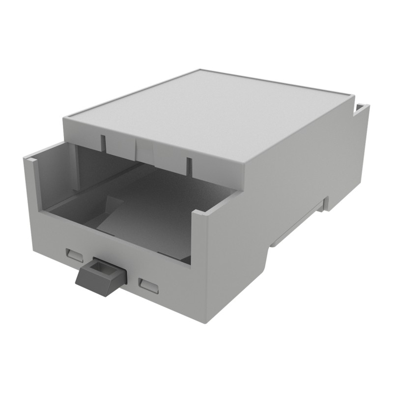 1 pcs - Italtronic DIN Rail Enclosure Enclosure Type 3M XTS Compact Series , 90 x 53.3 x 32.2mm, ABS DIN Rail Enclosure
