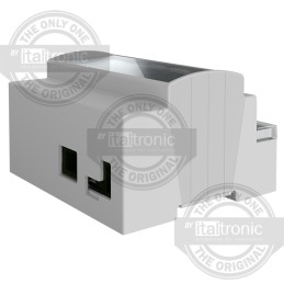 1 pcs - Italtronic Solid Top Enclosure Type, ABS, Polycarbonate DIN Rail Enclosure Kit