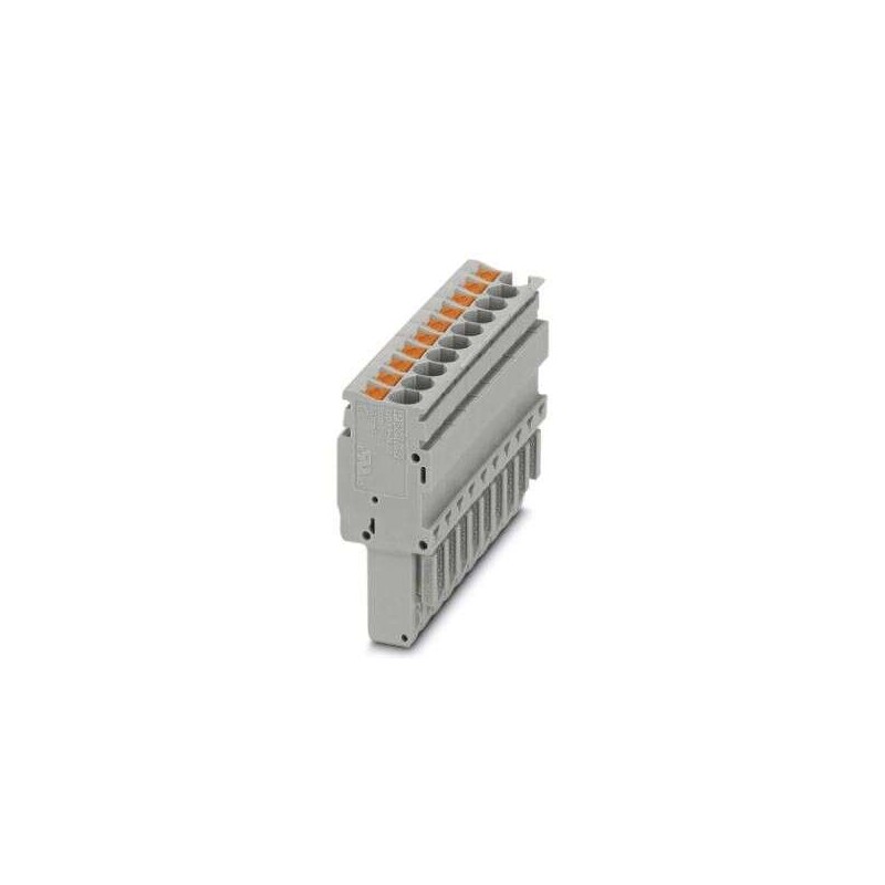 25 pcs - Phoenix Contact 44326, PP-H 2 Series Grey Combi Plug, 4mm², Push In Termination