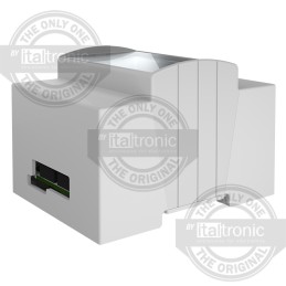 1 pcs - Italtronic Solid Top Enclosure Type, ABS, Polycarbonate DIN Rail Enclosure Kit
