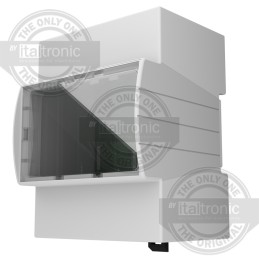 1 pcs - Italtronic Solid Top Enclosure Type, ABS, Polycarbonate DIN Rail Enclosure Kit