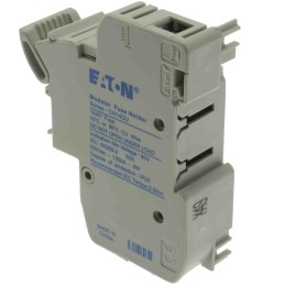 1 pcs - Eaton 50A Rail Mount Fuse Holder for 14 x 51mm Fuse, 1P, 690V ac