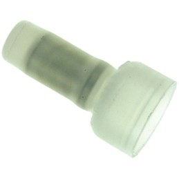 50 pcs - TE Connectivity Closed End Splice Connector, Transparent, Insulated, Tin 22 - 14 AWG