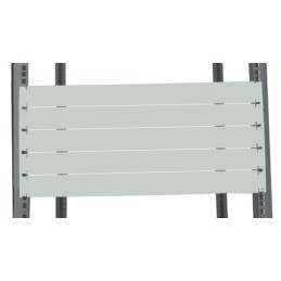 1 pcs - RS PRO Grey Steel Blanking Panel, 3U, 483 x 9mm