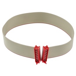 5 pcs - TE Connectivity Micro-MaTch Series Flat Ribbon Cable, 14-Way, 1.27mm Pitch, 250mm Length, Micro-MaTch IDC to