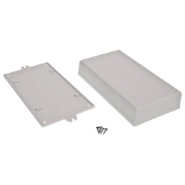 1 pcs - RS PRO Light Grey Polycarbonate Enclosure, IP53, 177.9 x 101.5 x 36.6mm