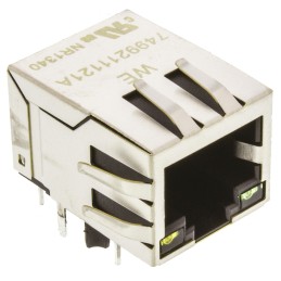 1 pcs - Wurth Elektronik Female RJ45 Connector, Through Hole