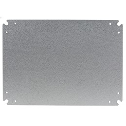 1 pcs - RS PRO Steel Mounting Plate, 348mm H, 248mm L for Use with 300 x 400 Enclosure