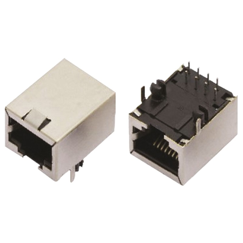 1 pcs - MH Connectors MH Modular Series Female RJ45 Connector, STP Shield