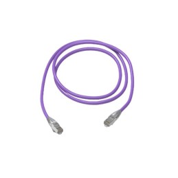 1 pcs - Amphenol Industrial Cat6a RJ45 to RJ45 Ethernet Cable, S/FTP, Purple, 60m