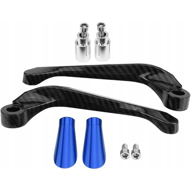 Clutch and brake lever protector for motocycle, imitation carbon cover