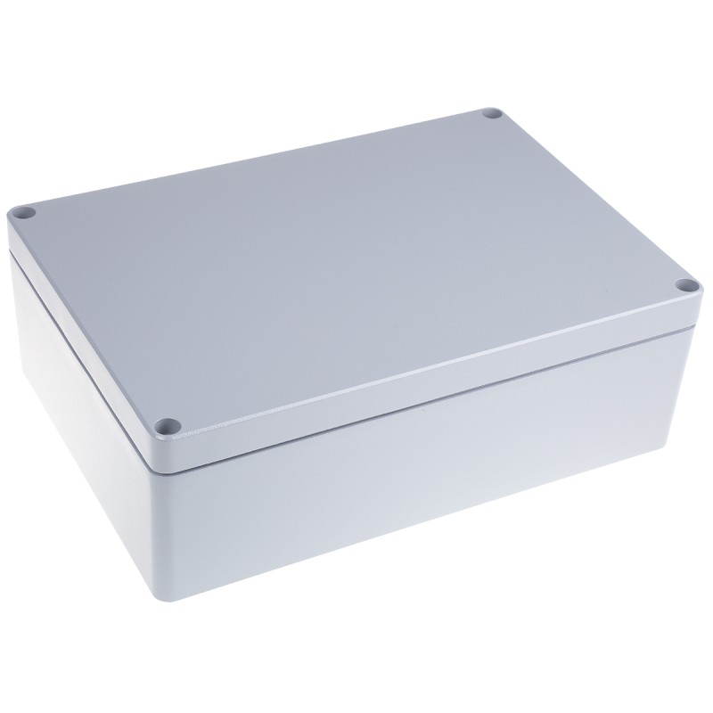 1 pcs - Fibox Euronord Series Grey Aluminium Enclosure, IP66, IP67, IP68, Grey Lid, 330 x 230 x 110mm