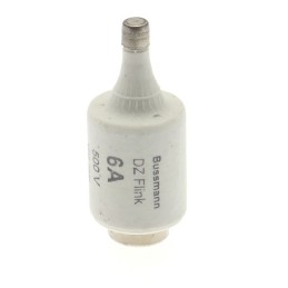 1 pcs - Eaton 6A DII Bottle Fuse, E27 Thread Size, gG, 500V ac