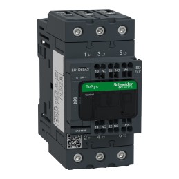 1 pcs - Schneider Electric LC1D Series Contactor, 3-Pole, 50 A, 3NO