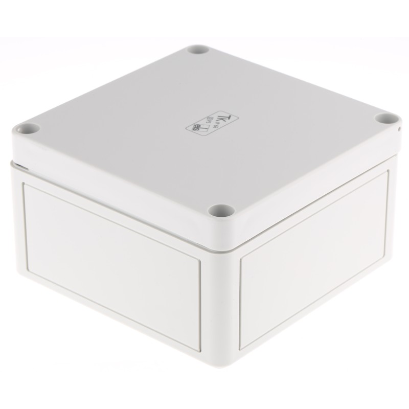 1 pcs - Spelsberg TK PS Series Grey Polystyrene Enclosure, IP66, Grey Lid, 130 x 130 x 75mm