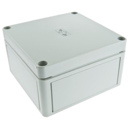 1 pcs - Spelsberg TK PS Series Grey Polystyrene Enclosure, IP66, Grey Lid, 130 x 130 x 75mm